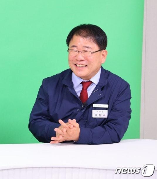 본문 이미지 - 29일 오전 공한수 서구청장이 뉴스1 부산본부 스튜디오에서 인터뷰를 하고 있다.(서구청 제공)ⓒ 뉴스1