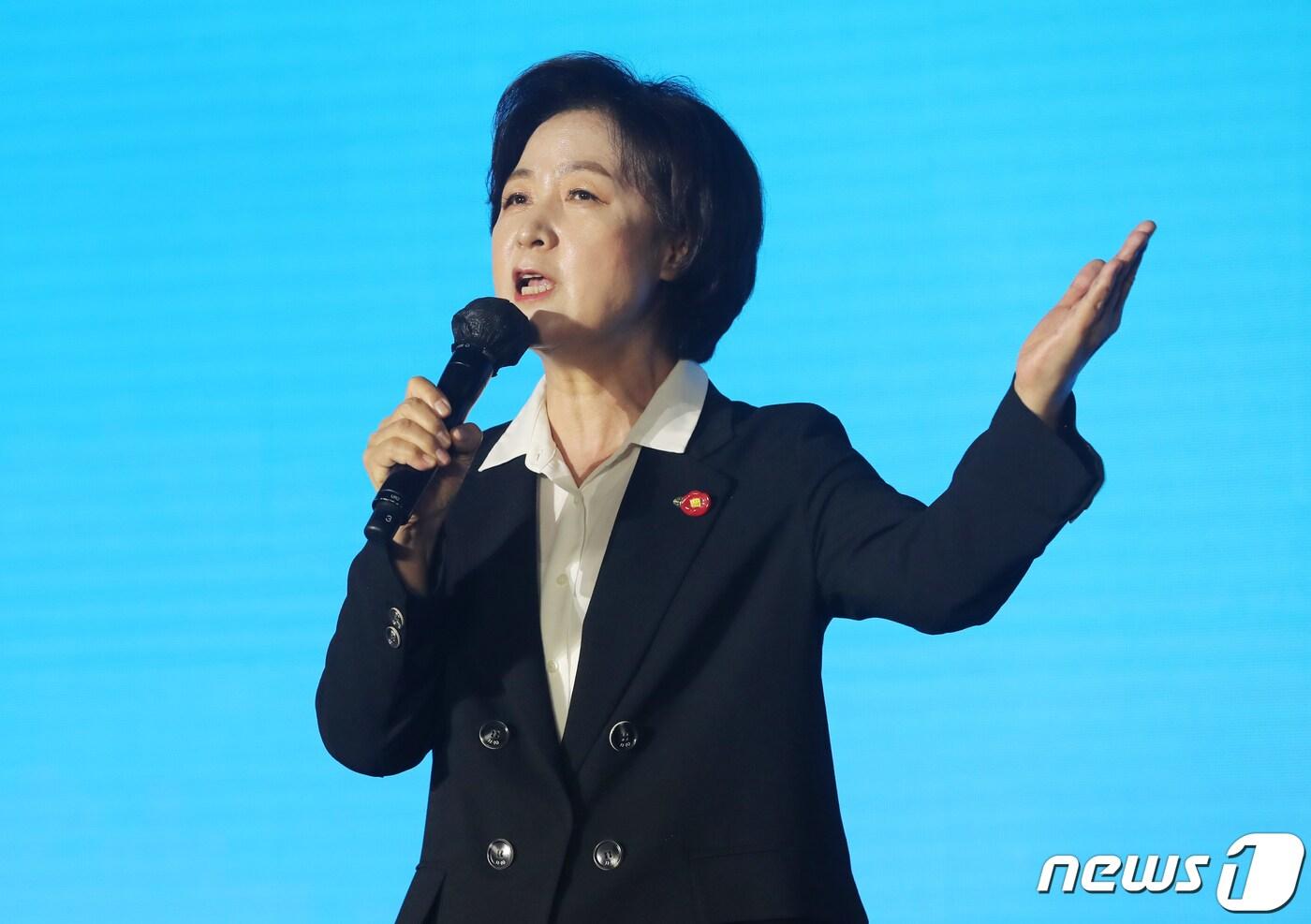 본문 이미지 - 추미애 더불어민주당 대선 예비후보. 2021.10.1/뉴스1 ⓒ News1 오현지 기자