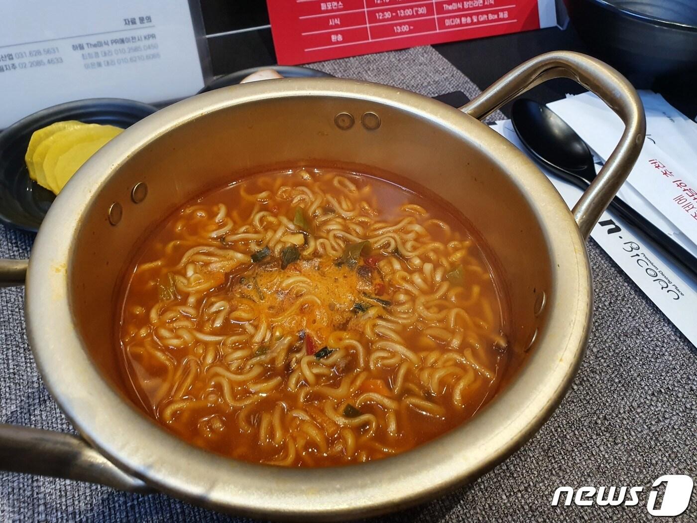 본문 이미지 - The미식 장인라면 ⓒ 뉴스1 황덕현 기자