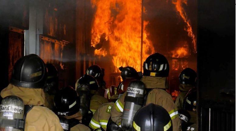 본문 이미지 - 대형재난 긴급구조대응 역량강화 연수과정 영상 일부.(소방청 제공)ⓒ 뉴스1