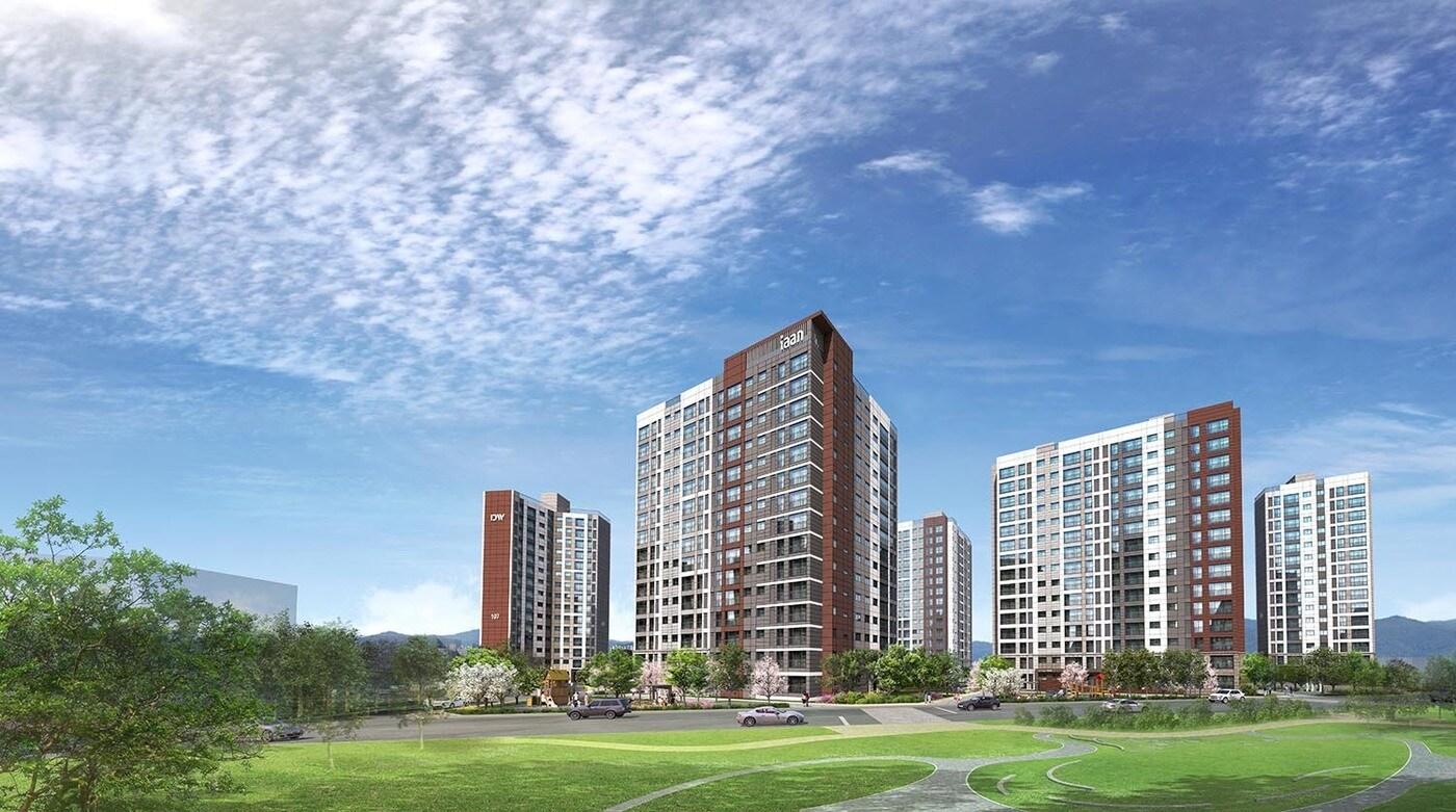 이천 부발읍 공동주택 신축공사 투시도.(제공=대우산업개발)ⓒ 뉴스1