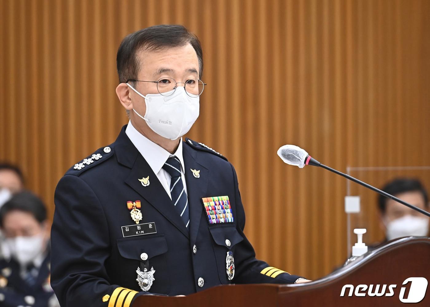 본문 이미지 - 김원준 경기남부경찰청장 ⓒ 뉴스1 경기사진공동취재단