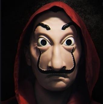 본문 이미지 - 넷플릭스 드라마 '종이의 집'에 등장하는 달리 가면.