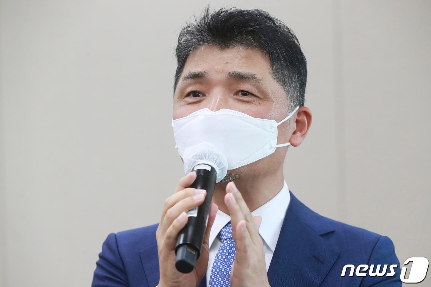 본문 이미지 - 김범수 카카오 전 의장. (자료사진) 2021.10.21/뉴스1 ⓒ News1 구윤성 기자