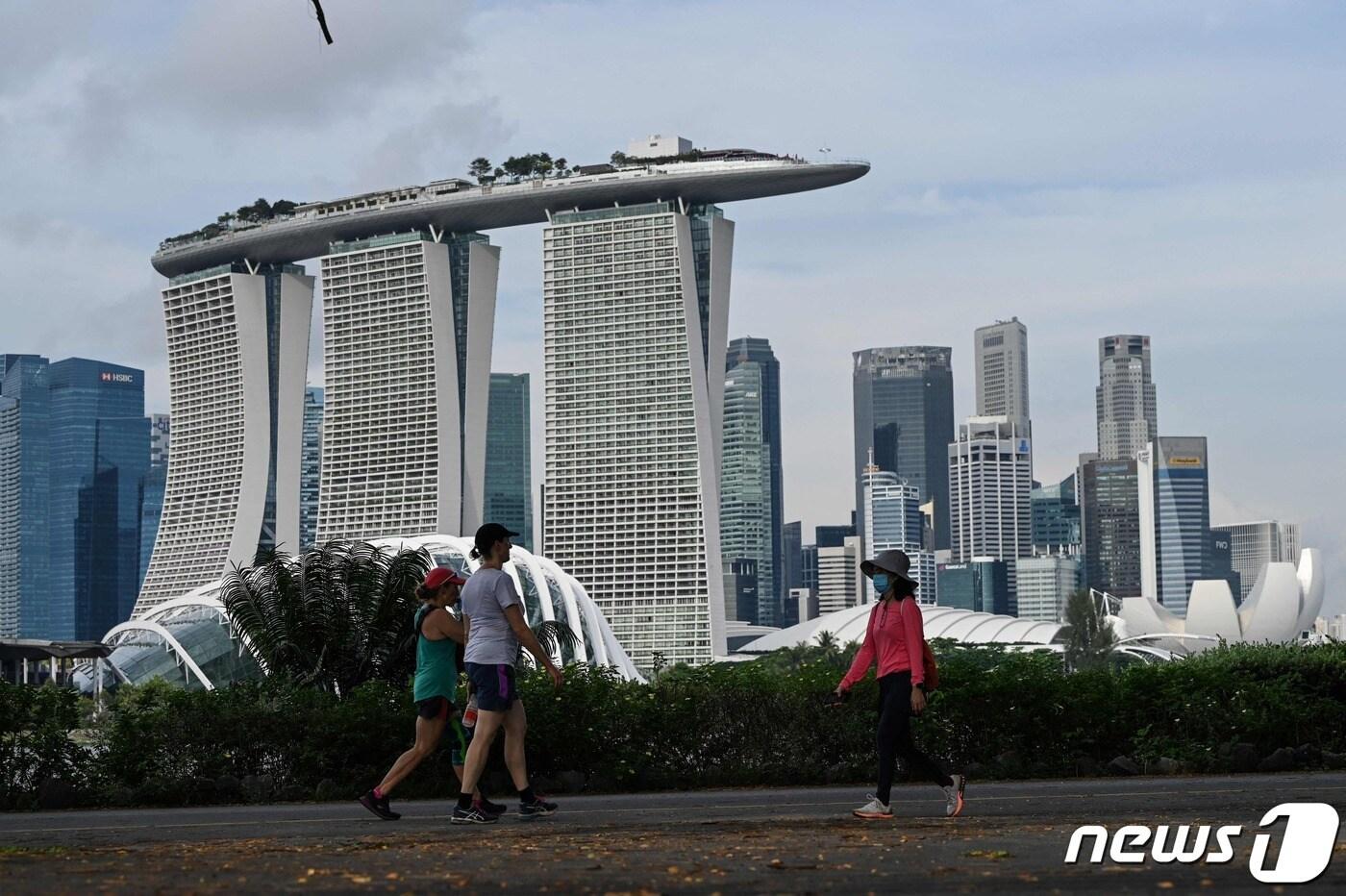 본문 이미지 - 싱가포르 마리나베이샌즈 건물. ⓒ AFP=뉴스1