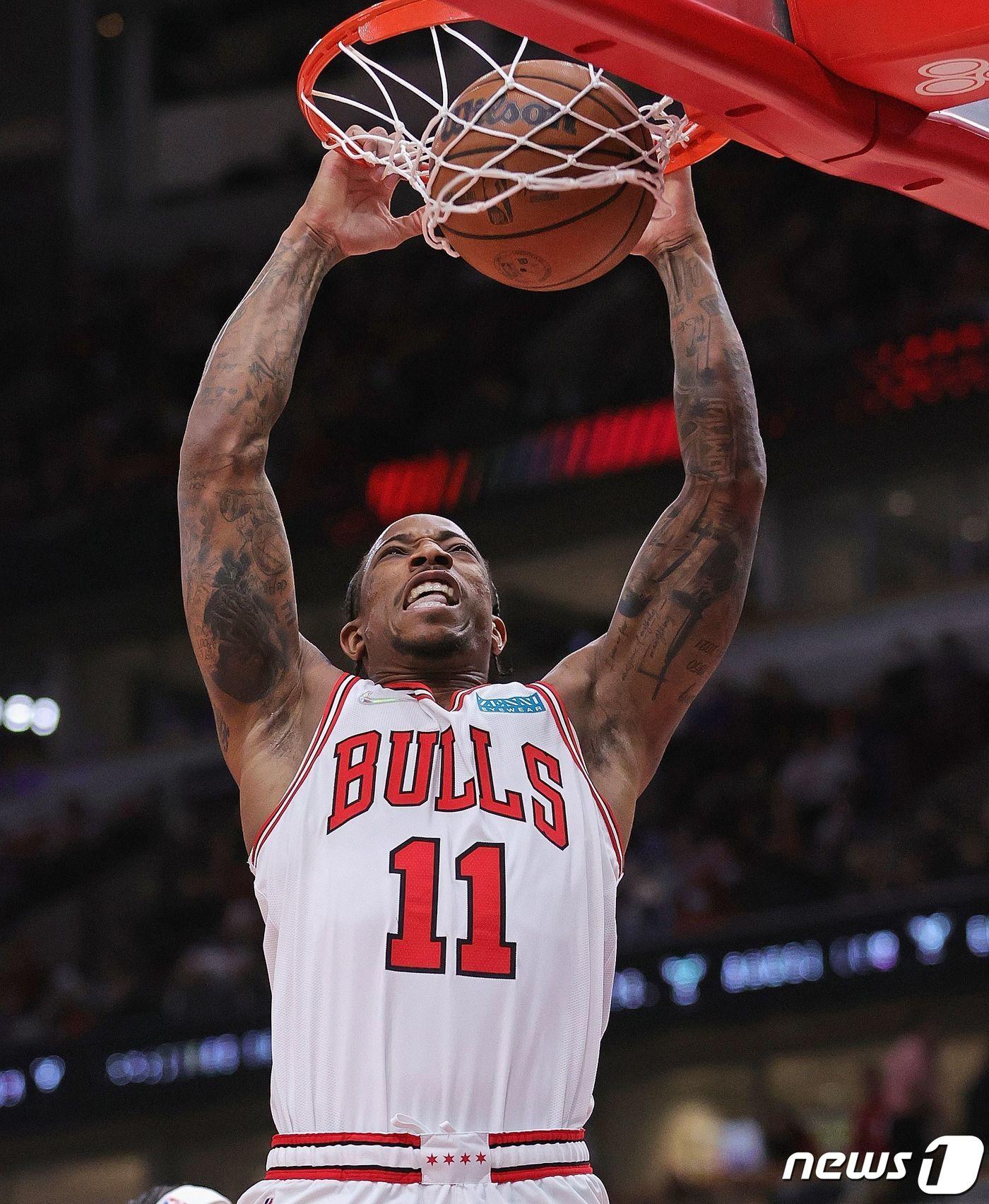 본문 이미지 - 시카고 불스 더마 드로잔. ⓒ AFP=뉴스1