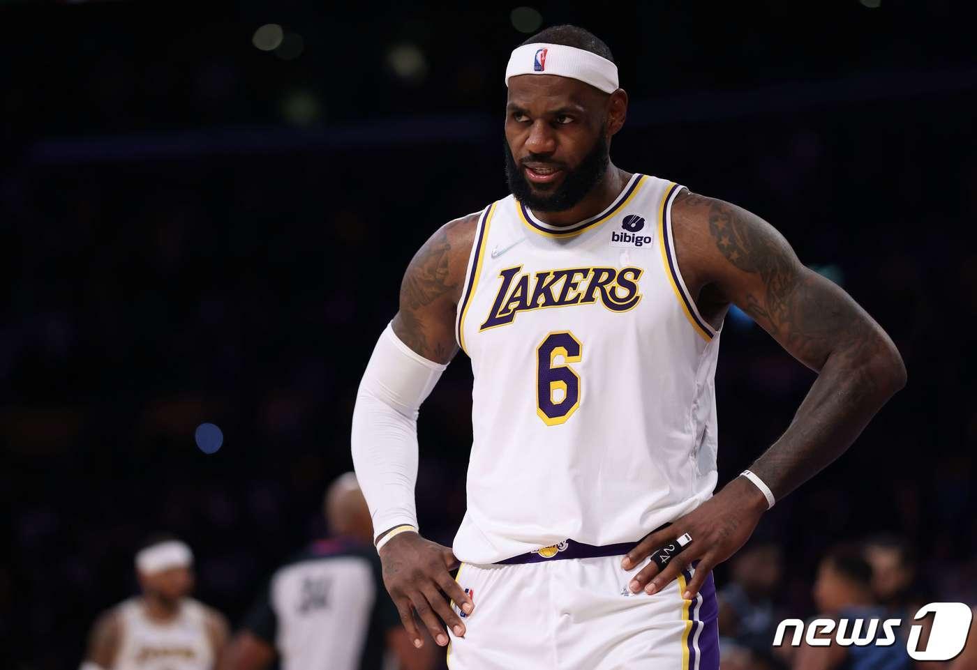 LA 레이커스 르브론 제임스. ⓒ AFP=뉴스1