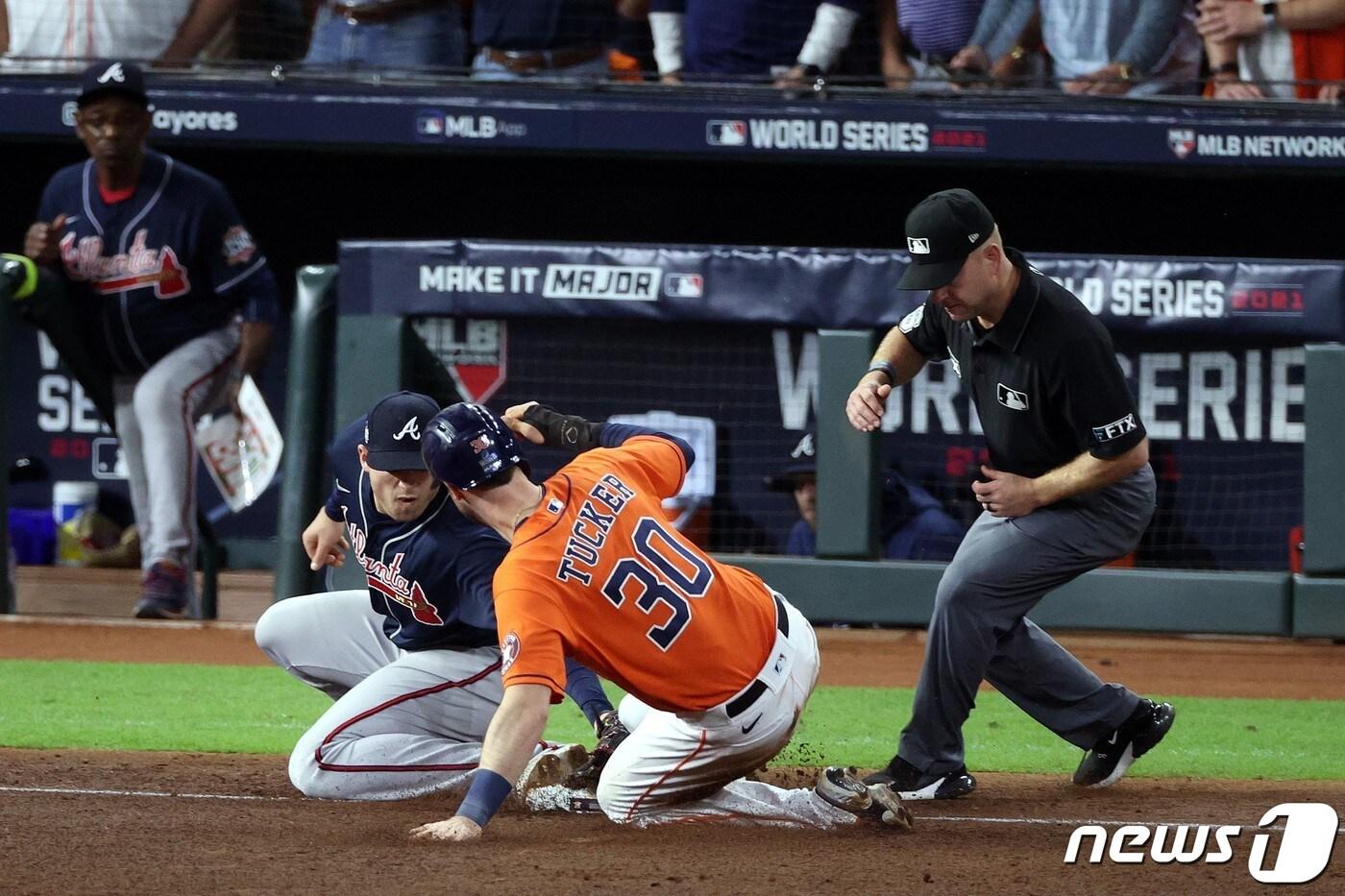 1승1패 뒤 월드시리즈 3차전 승리팀의 우승 확률은 69%다. ⓒ AFP=뉴스1