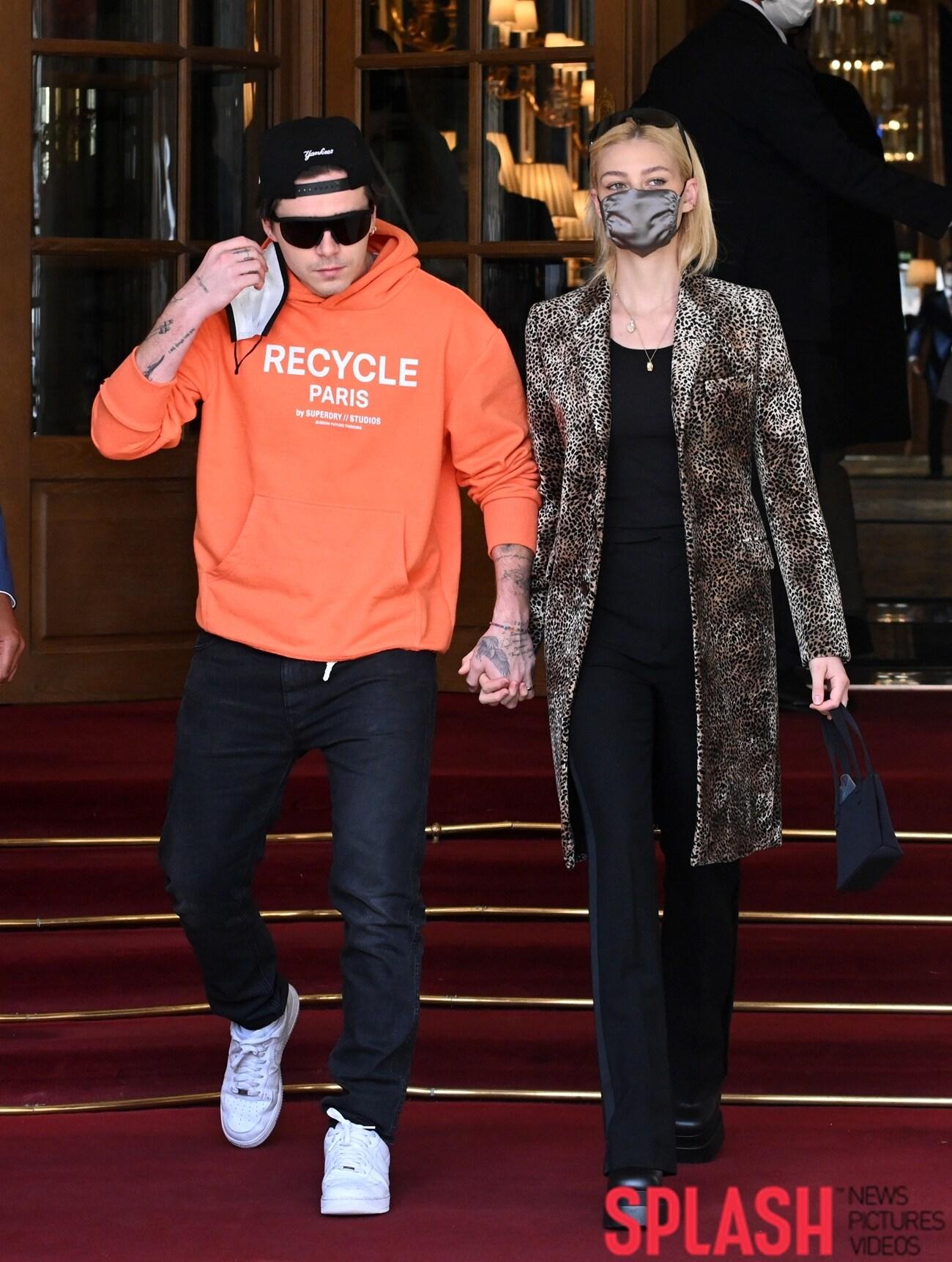 본문 이미지 - 브루클린 베컴, 니콜라 펠츠/ 사진제공=Splash News ⓒ 뉴스1