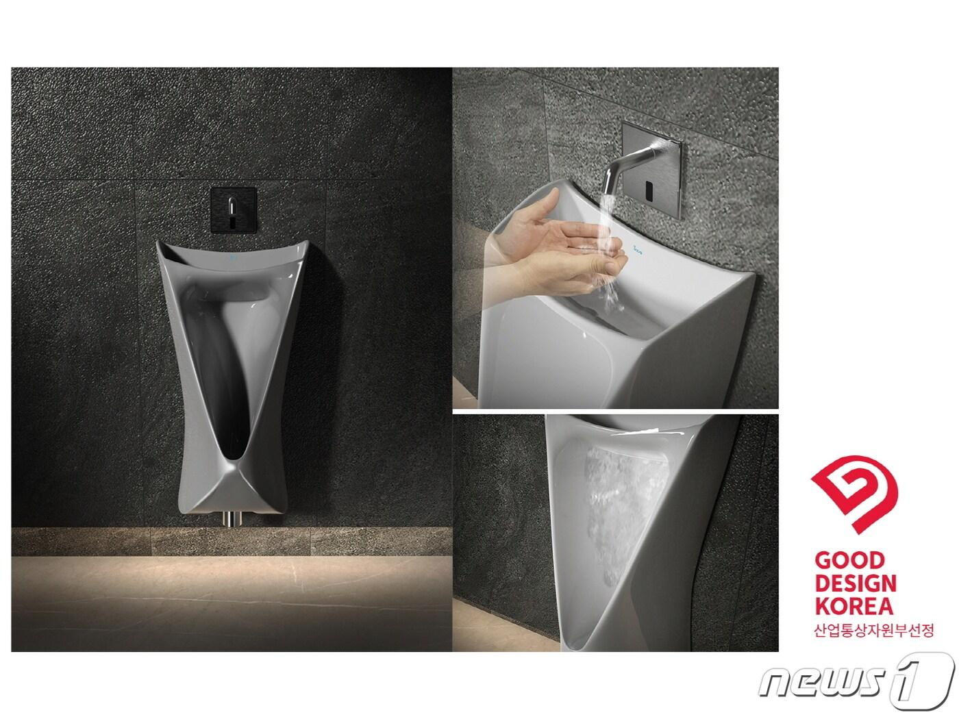 본문 이미지 - 더이누스 수세 겸용 소변기 (더이누스 제공) ⓒ 뉴스1