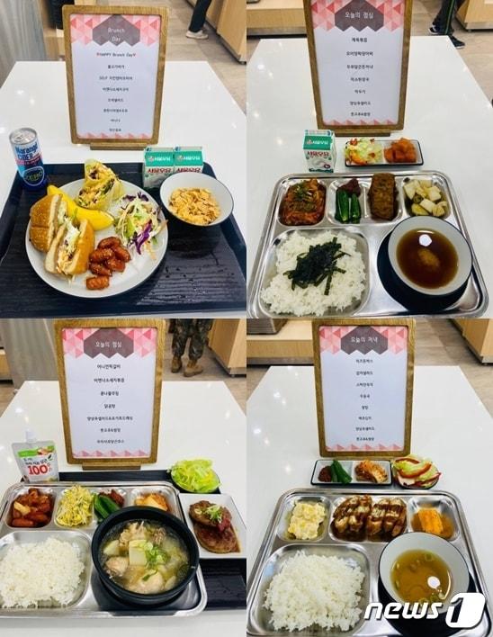 본문 이미지 - 백골부대(육군 3사단) 23여단 식단. 대기업 구내식당에서도 보기힘든 '토르티야 브런치'가 나와 많은 부러움을 사고 있다.  군은 3사단 식단 시범운영을 통해 장병들의 호응도를 파악한 뒤 다른 부대로 보급할 예정이다. (육대전 갈무리) ⓒ 뉴스1