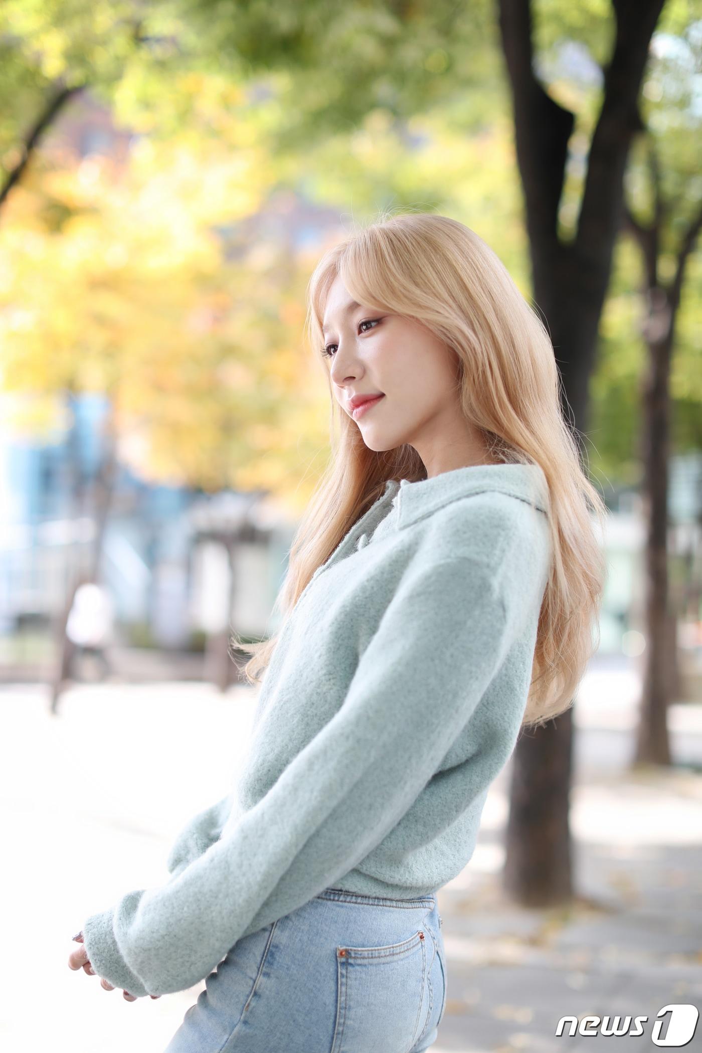 본문 이미지 - 걸그룹 라붐&#40;LABOUM&#41; 소연이 서울 종로구 뉴스1 본사에서 열린 인터뷰에 앞서 포즈를 취하고 있다. 2021.10.29/뉴스1 ⓒ News1 권현진 기자