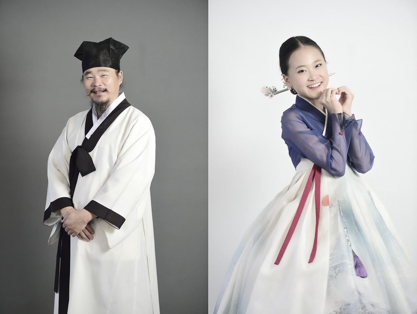 본문 이미지 - 김봉곤 훈장(왼쪽) 김다현 부녀 ⓒ 뉴스1