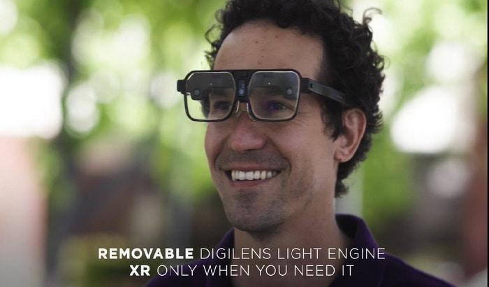 본문 이미지 - 디지렌즈 AR 스마트 글래스.(디지렌즈 영상 갈무리)ⓒ 뉴스1