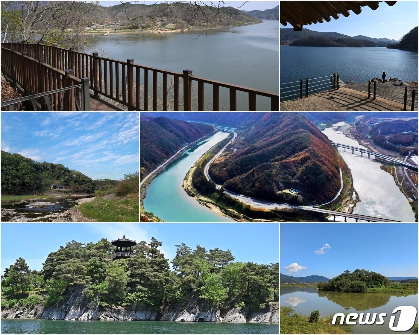 본문 이미지 - 충북 옥천군이 발굴한 금강비경 후보지.ⓒ 뉴스1