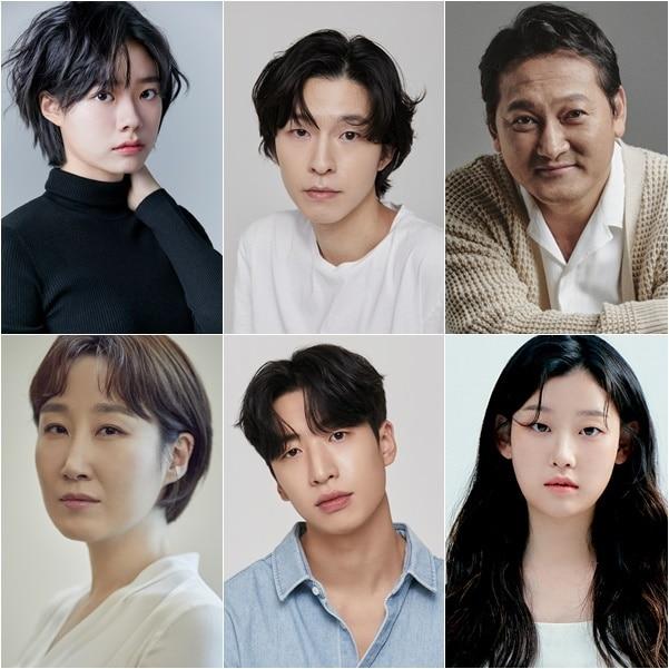 본문 이미지 - 왼쪽 위에서부터 시계방향으로 이재인, 홍경, 정만식, 최정운, 유수빈, 김국희 /'콘크리트 마켓' 출연진 ⓒ 뉴스1