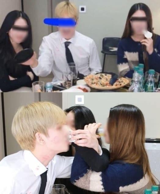 본문 이미지 - BJ 김인호와 함께 술 먹방을 한 것으로 알려진 여성 두 명. (유튜브 갈무리) ⓒ 뉴스1