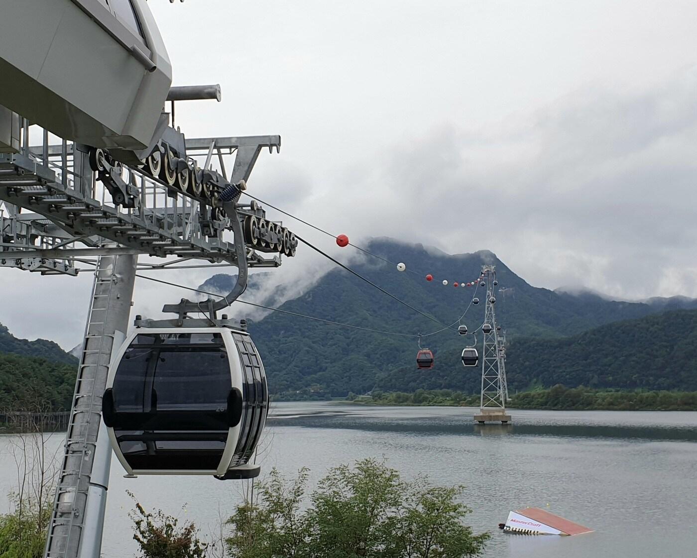 본문 이미지 - 대명소노그룹 춘천 삼악산 케이블카.ⓒ 뉴스1
