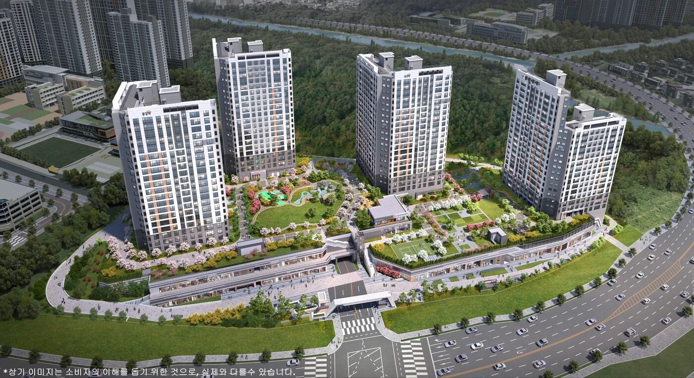 화성동탄2지구 A-60블럭 조감도(제일건설 제공) ⓒ 뉴스1