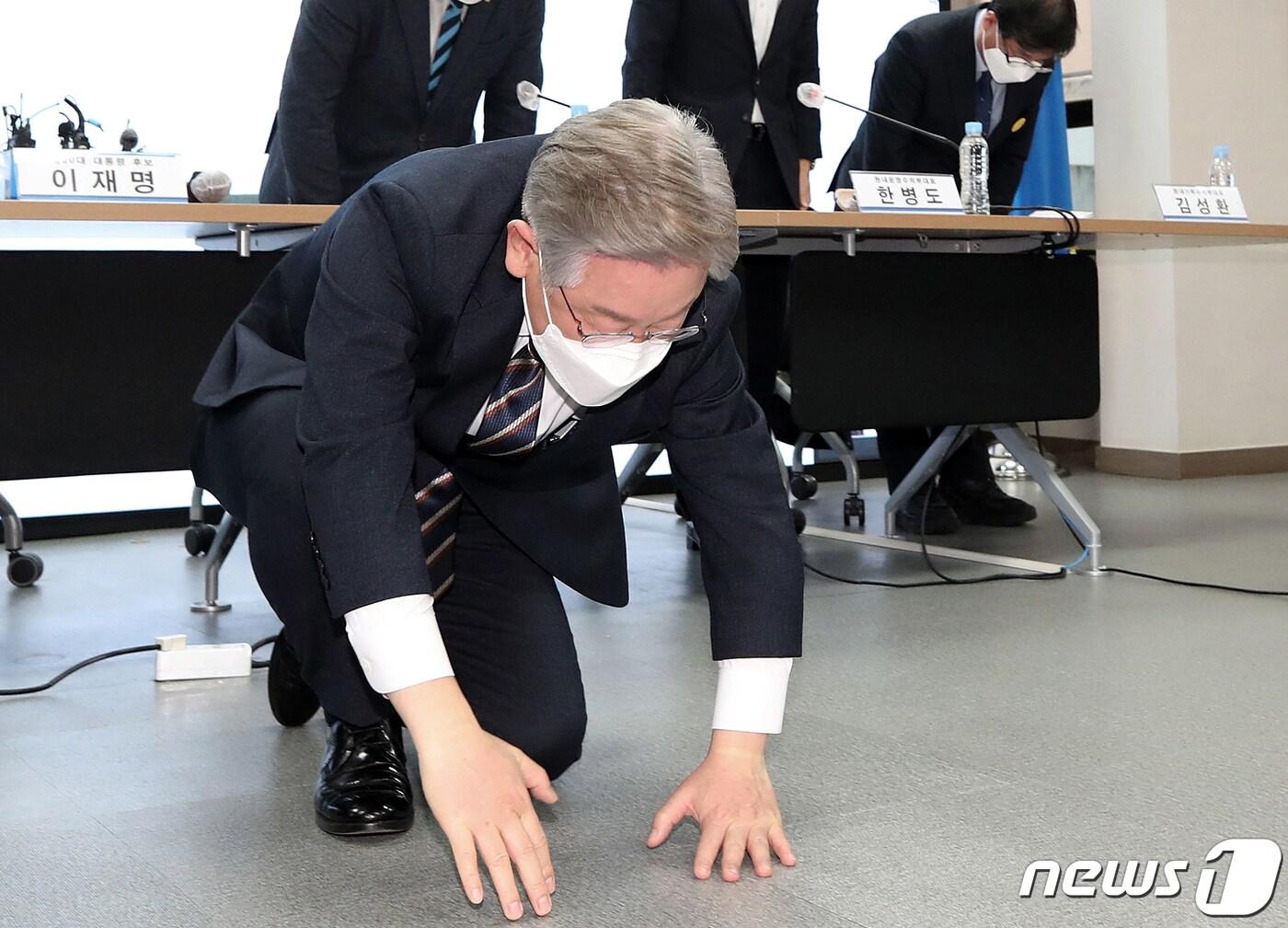 본문 이미지 - 이재명 더불어민주당 대선 후보. 2021.11.24/뉴스1 ⓒ News1 오대일 기자