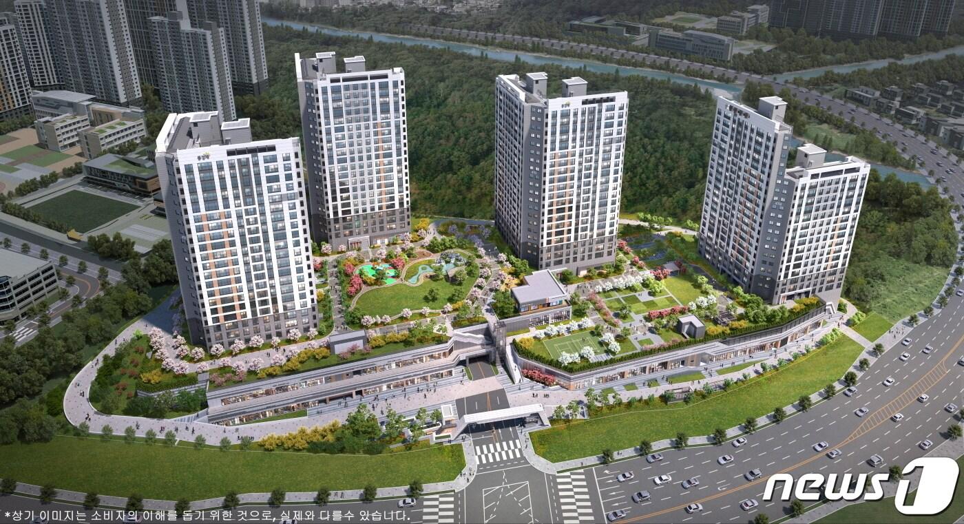 화성동탄2 제일 풍경채 퍼스티어 조감도ⓒ 뉴스1