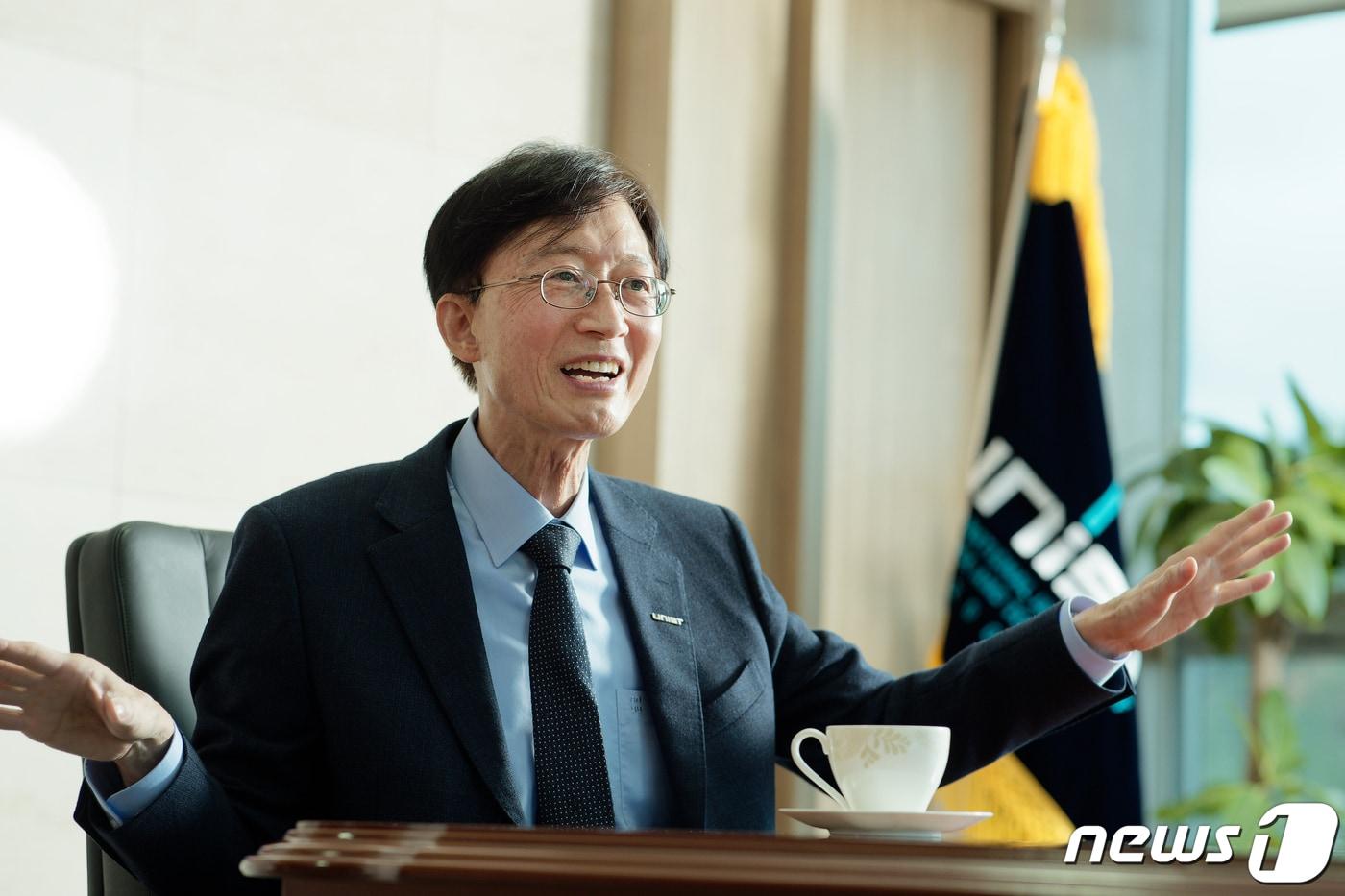 [인터뷰] 이용훈 UNIST 총장.ⓒ 뉴스1