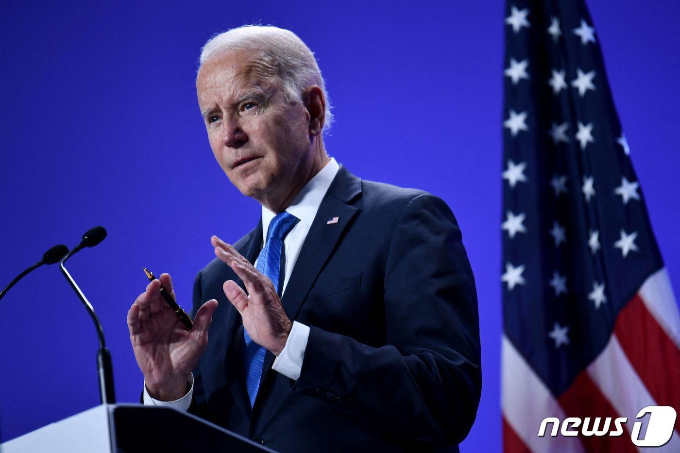 조 바이든 미국 대통령이 2일 영국 글래스고에서 열린 COP26 기자회견에서 발언하고 있다. ⓒ AFP=뉴스1