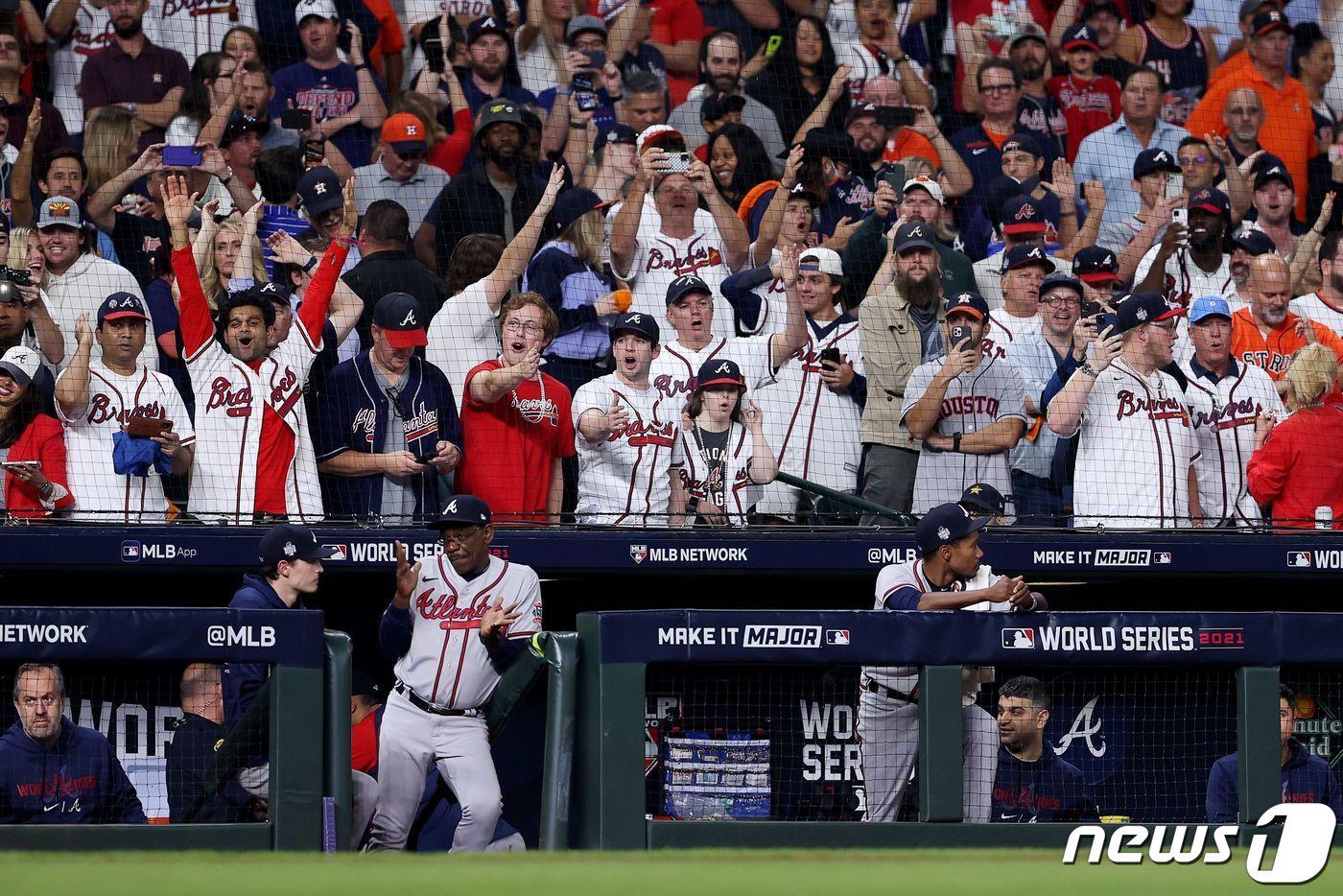 애틀랜타가 26년 만에 월드시리즈 정상에 올랐다.ⓒ AFP=뉴스1