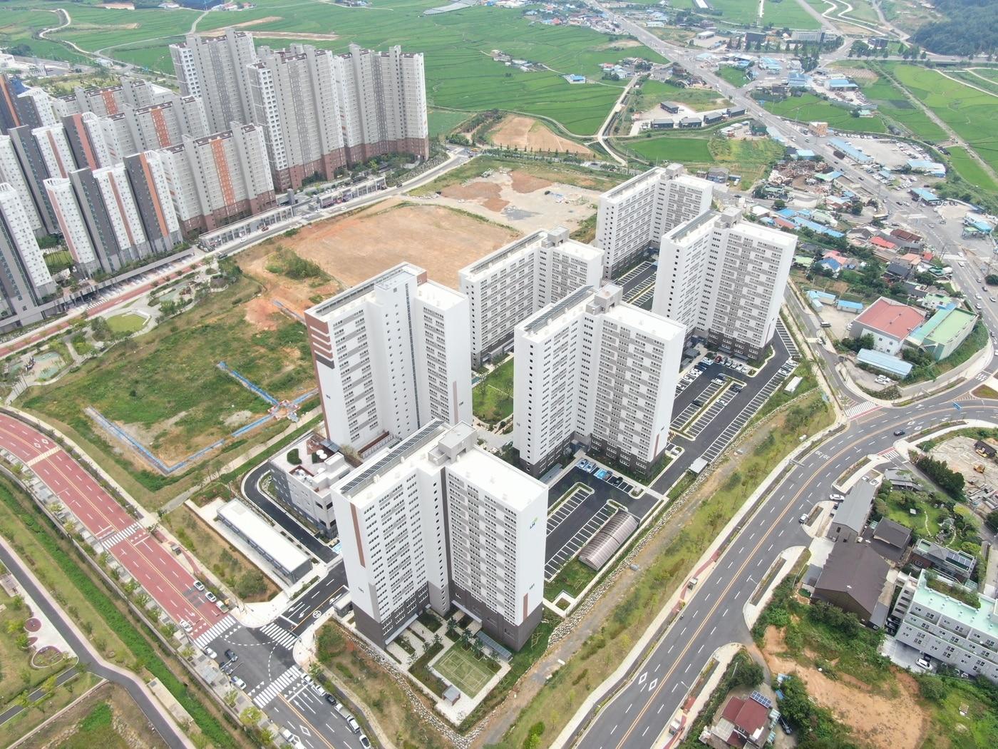 본문 이미지 - 보령시 명천택지개발지구 내 공공실버주택 전경(보령시 제공)ⓒ 뉴스1