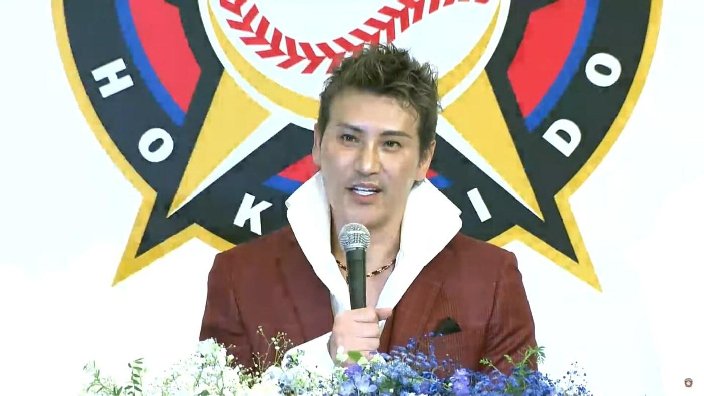 본문 이미지 - 닛폰햄 파이터스의 신조 쓰요시 감독(닛폰햄 파이터스 유투브 캡처). ⓒ 뉴스1