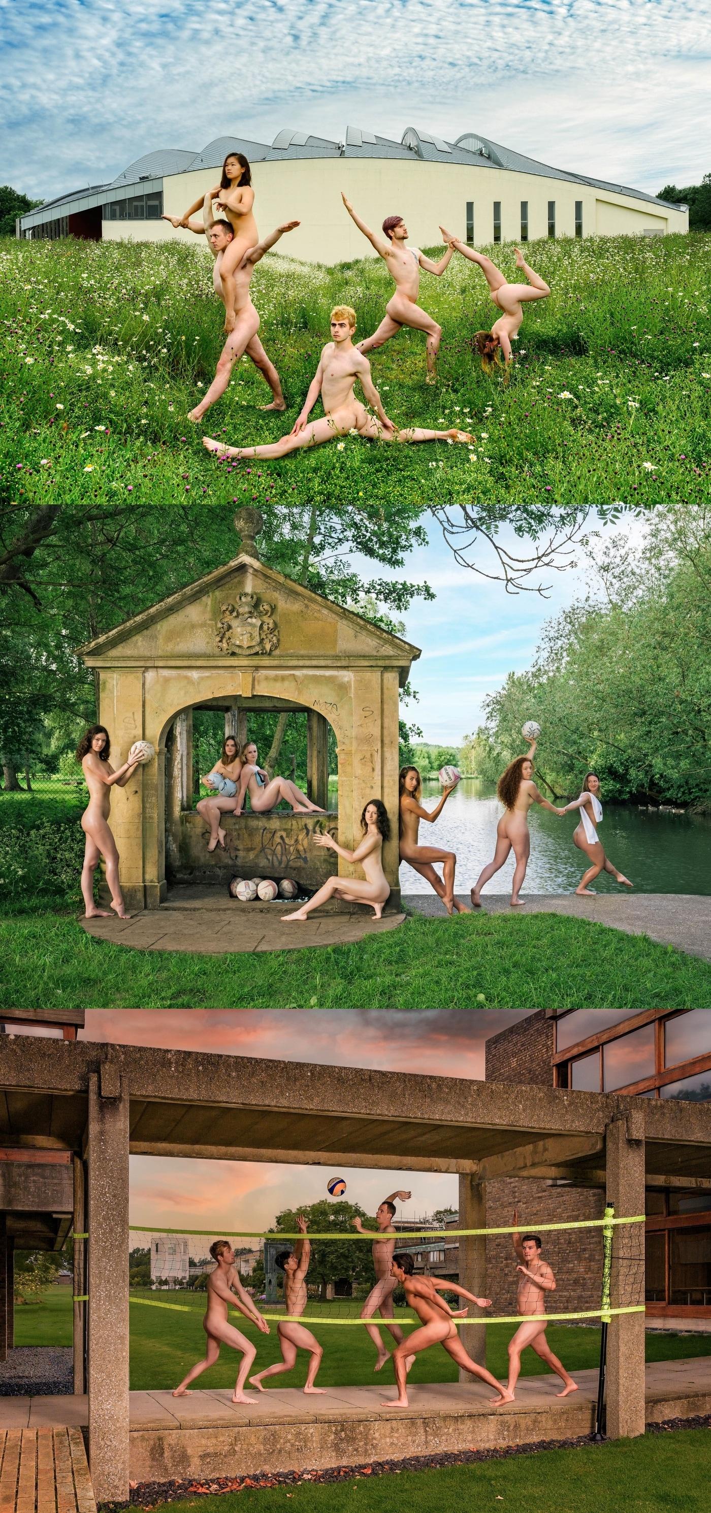 본문 이미지 - 영국 케임브리지대학 운동부 선수들이 제작하는 '2022 누드 달력'에 실리는 사진들. (케임브리지 블루스 네이키드 캘린더 홈페이지 갈무리) ⓒ 뉴스1