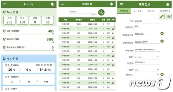 본문 이미지 - 리얼팜 프로그램 구동 모습. ⓒ 뉴스1