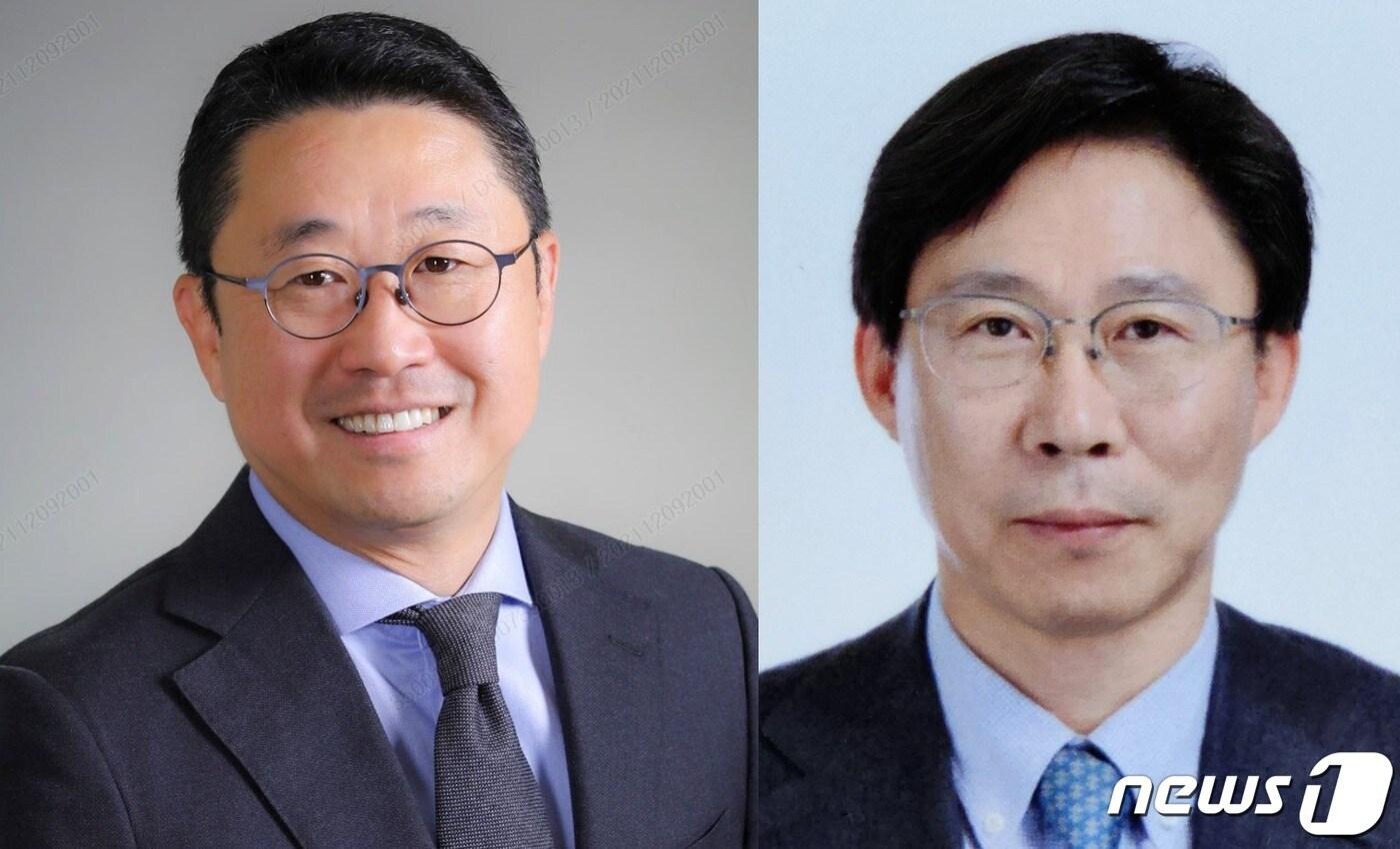 삼성화재 홍원학 대표 내정자(오른쪽)와 삼성자산운용 서봉균 대표 내정자ⓒ 뉴스1