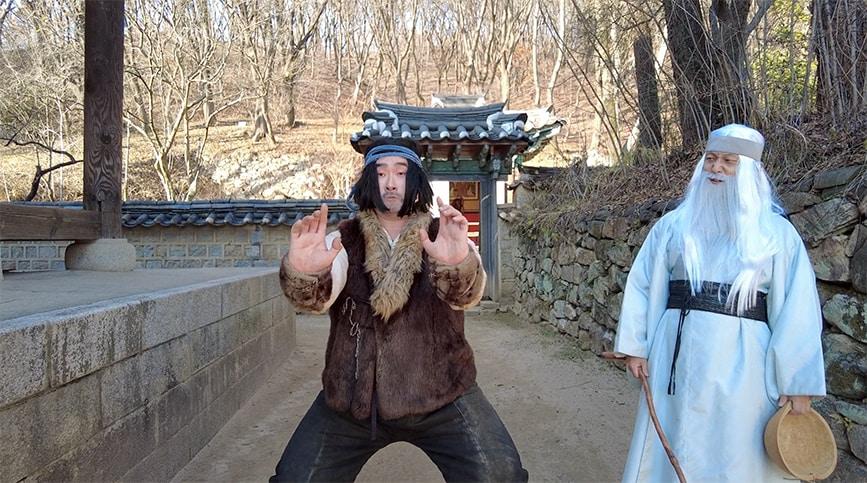 본문 이미지 - 조선시대 사냥꾼 '임슬기'. 한국민속촌 제공