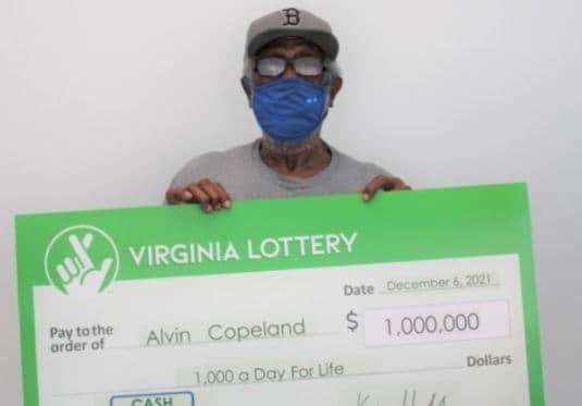 본문 이미지 - 거액의 복권에 두 번이나 당첨된 행운의 사나이 앨빌 코플랜드. (버지니아 복권 사이트 갈무리) ⓒ 뉴스1