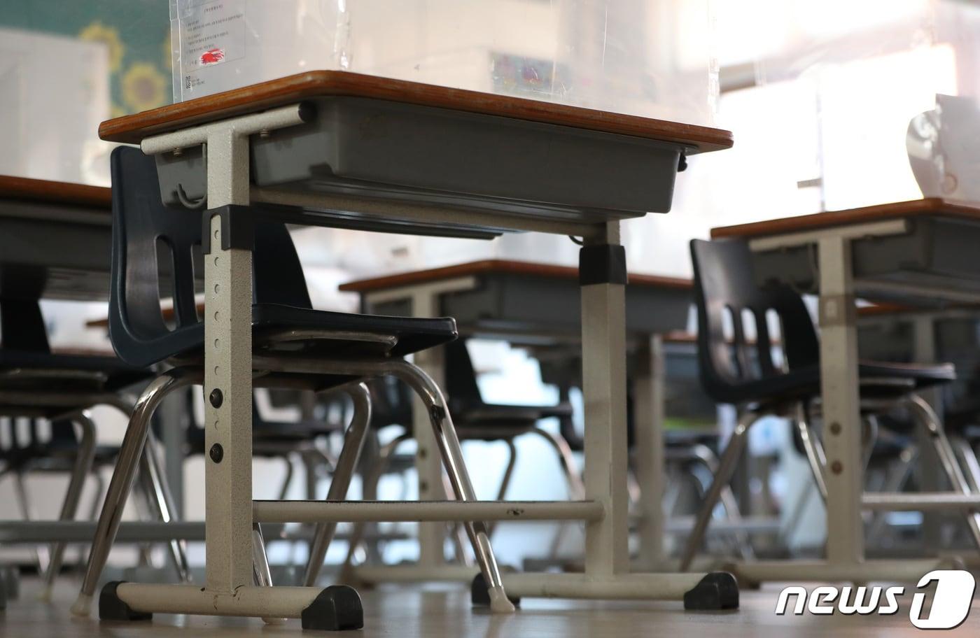 한 학교 교실의 모습. /뉴스1 ⓒ News1 김영운 기자