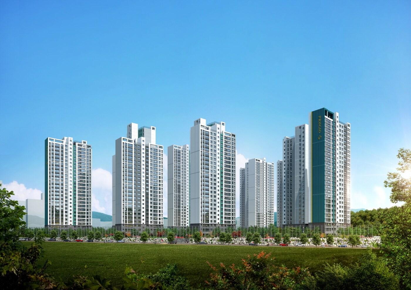 음성 푸르지오 더 퍼스트 주경 투시도(대우건설 제공) ⓒ 뉴스1