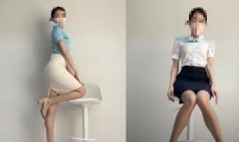 본문 이미지 - 특정 항공사 승무원 유니폼 룩북 영상으로 논란을 불러일으킨 유튜버. (인스타그램 갈무리) ⓒ 뉴스1