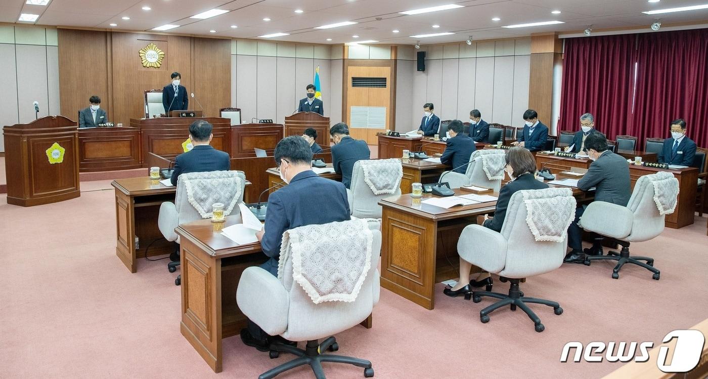 본문 이미지 - 증평군의회 171회 정례회.(증평군 제공)ⓒ 뉴스1
