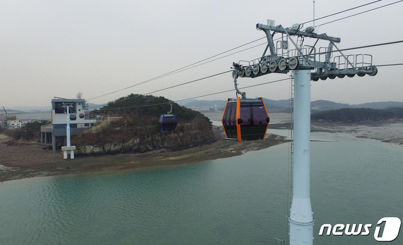 서해랑 케이블카(자료 사진. DB 및 재판매 금지)/뉴스1 ⓒ News1