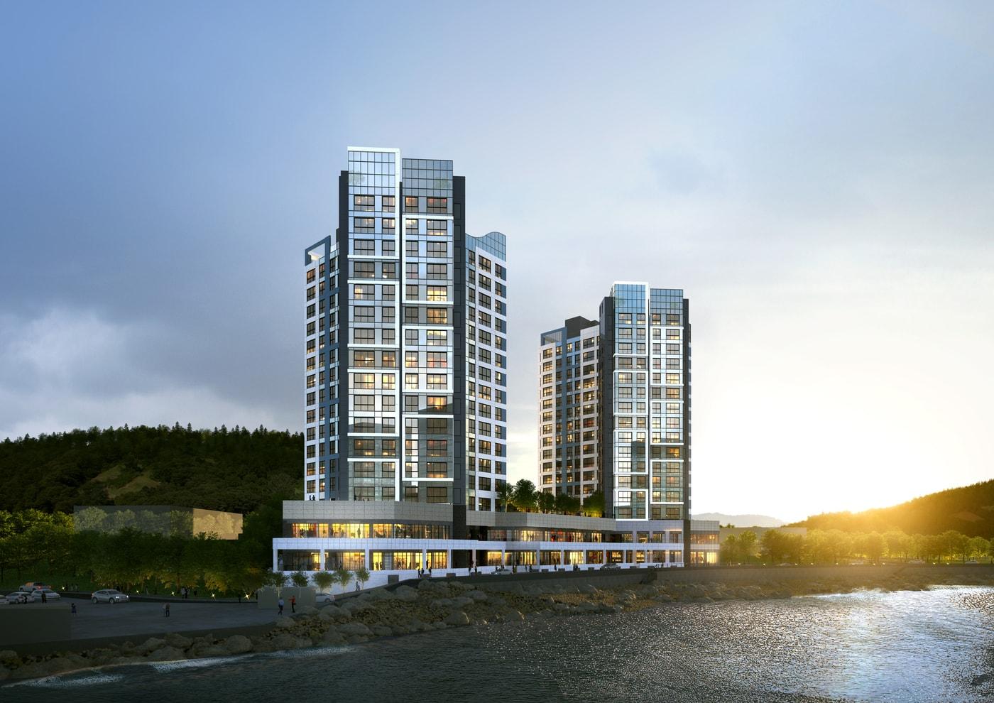 쌍용 더 플래티넘 오시리아 투시도.ⓒ 뉴스1