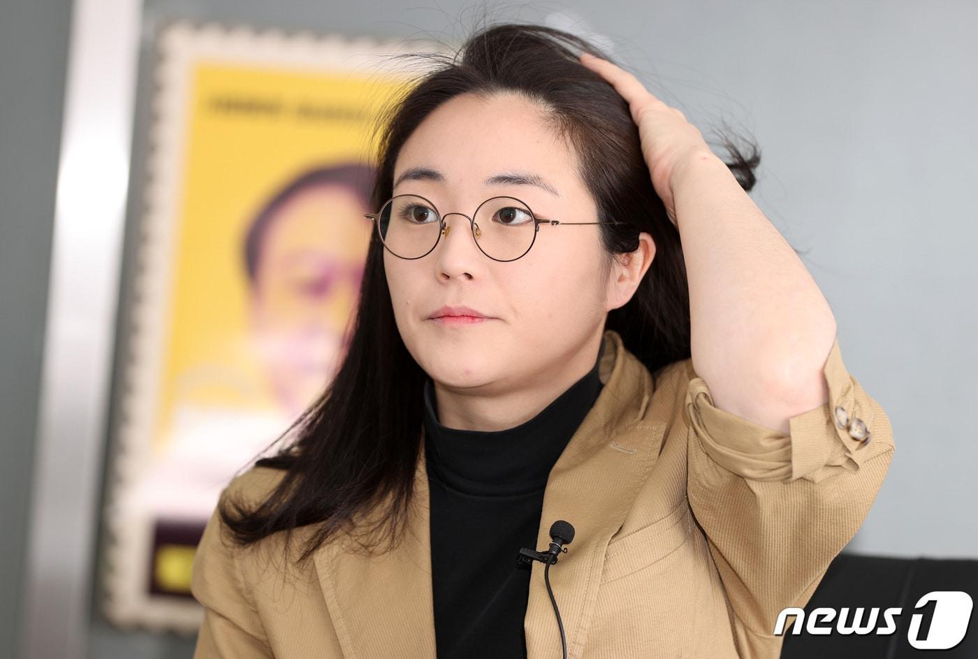 신지예 전 국민의힘 새시대준비위원회 수석부위원장. ⓒ News1 구윤성 기자