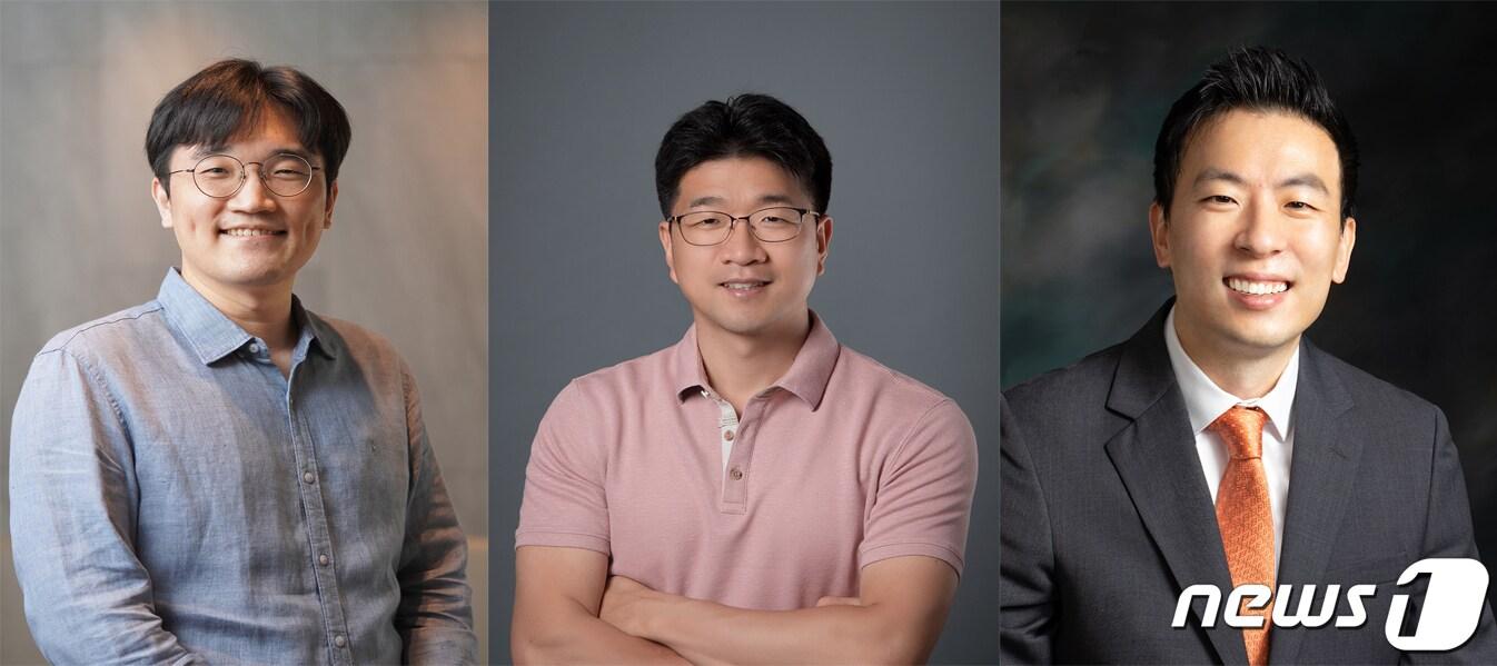 본문 이미지 - 2022년도 한국차세대과학기술한림원 회원에 포항공대 물리학과 이길호(왼쪽), 화학공학과 정대성, 전자전기공학과 홍원빈 교수(오른쪽)가 선정됐다.ⓒ 뉴스1