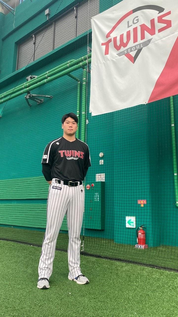 본문 이미지 - LG 1차지명 조원태.(LG 트윈스 제공)ⓒ 뉴스1