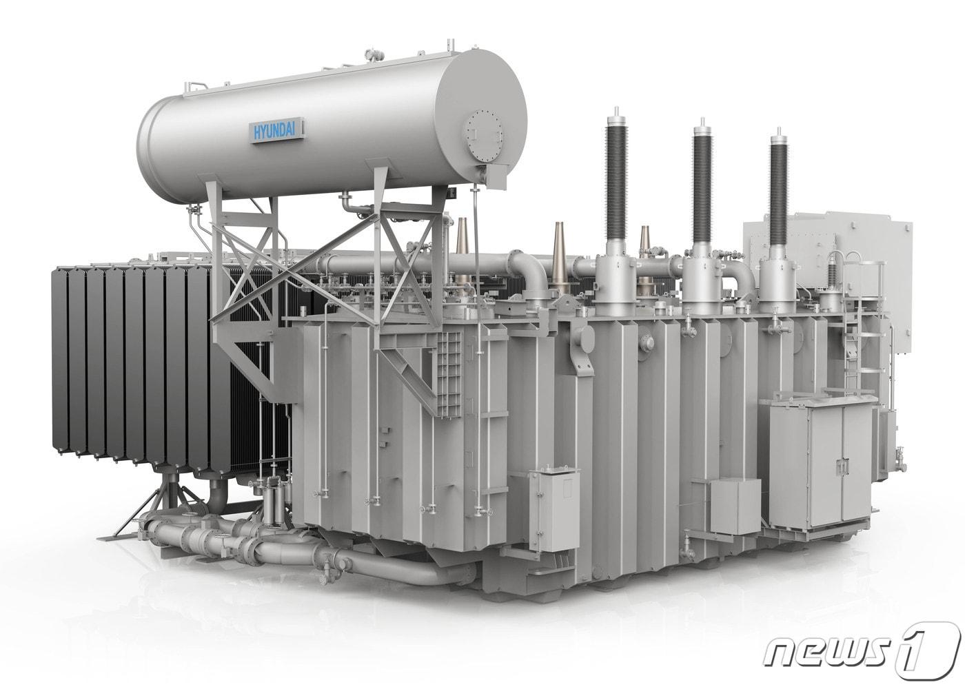 본문 이미지 - 현대일렉트릭이 오만전력청으로부터 수주한 400kV 500MVA 초고압 변압기 ⓒ 뉴스1