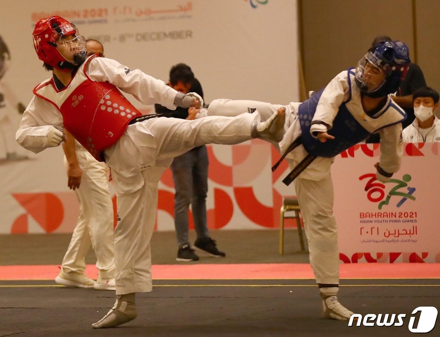 본문 이미지 - 2021 바레인 장애인아시아청소년경기대회에 참가한 한국 이동호. (대한장애인체육회 제공) ⓒ 뉴스1