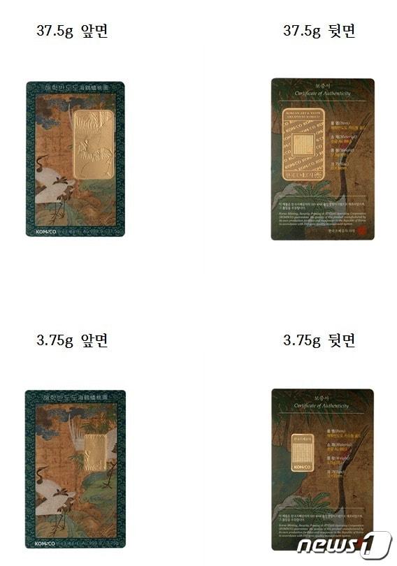 본문 이미지 - 로열 시리즈 2차 ‘해학반도도 카드형 골드’ 이미지ⓒ 뉴스1