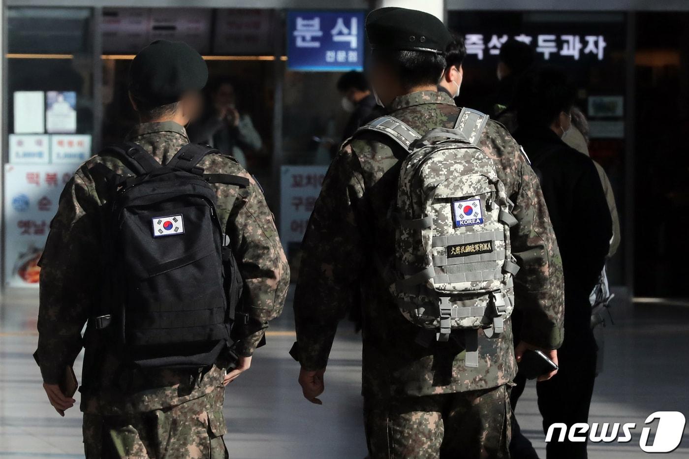 군 장병. 2021.12.6/뉴스1 ⓒ News1 황기선 기자