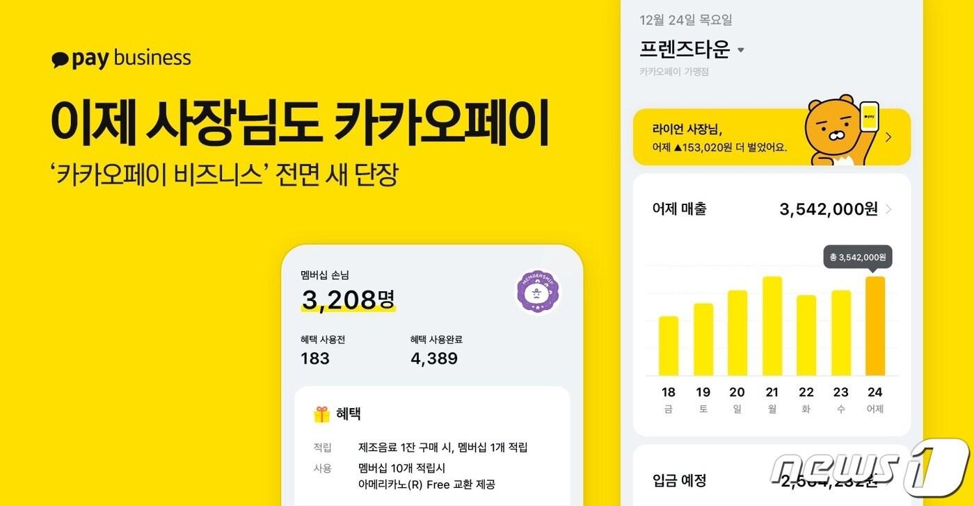 카카오페이, '카카오페이 비즈니스' 전면 새 단장 (카카오페이 제공) ⓒ 뉴스1