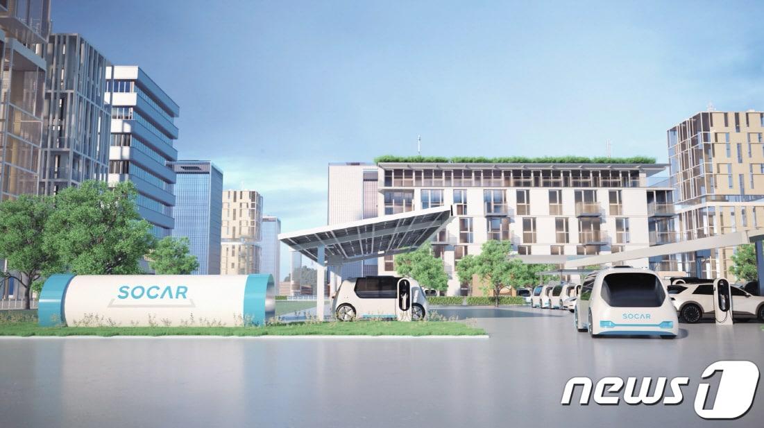 본문 이미지 - 쏘카가 제시하는 미래 '쏘카 스테이션'(쏘카 제공) ⓒ 뉴스1